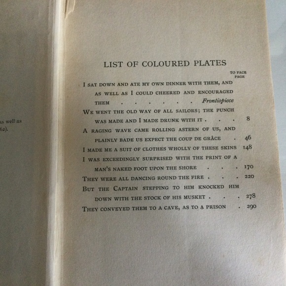 Antique 1909 Copy of Robinson Crusoe - Picture 5 of 7